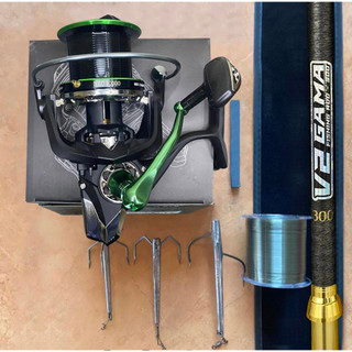 Combo Cần Câu Máy Câu 3 Tiêu Săn Hàng Số 6 Bắt Cá Đi Câu Fishing Câu Cá - Hùng Ba Tiêu