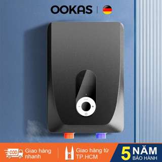 OOKAS Máy nước nóng trực tiếp 6500W Vòi hoa sen trực tiếp, không cần dải ánh sáng