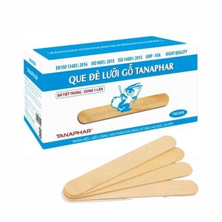 Que đè lưỡi gỗ TANAPHAR_Hộp 100 que