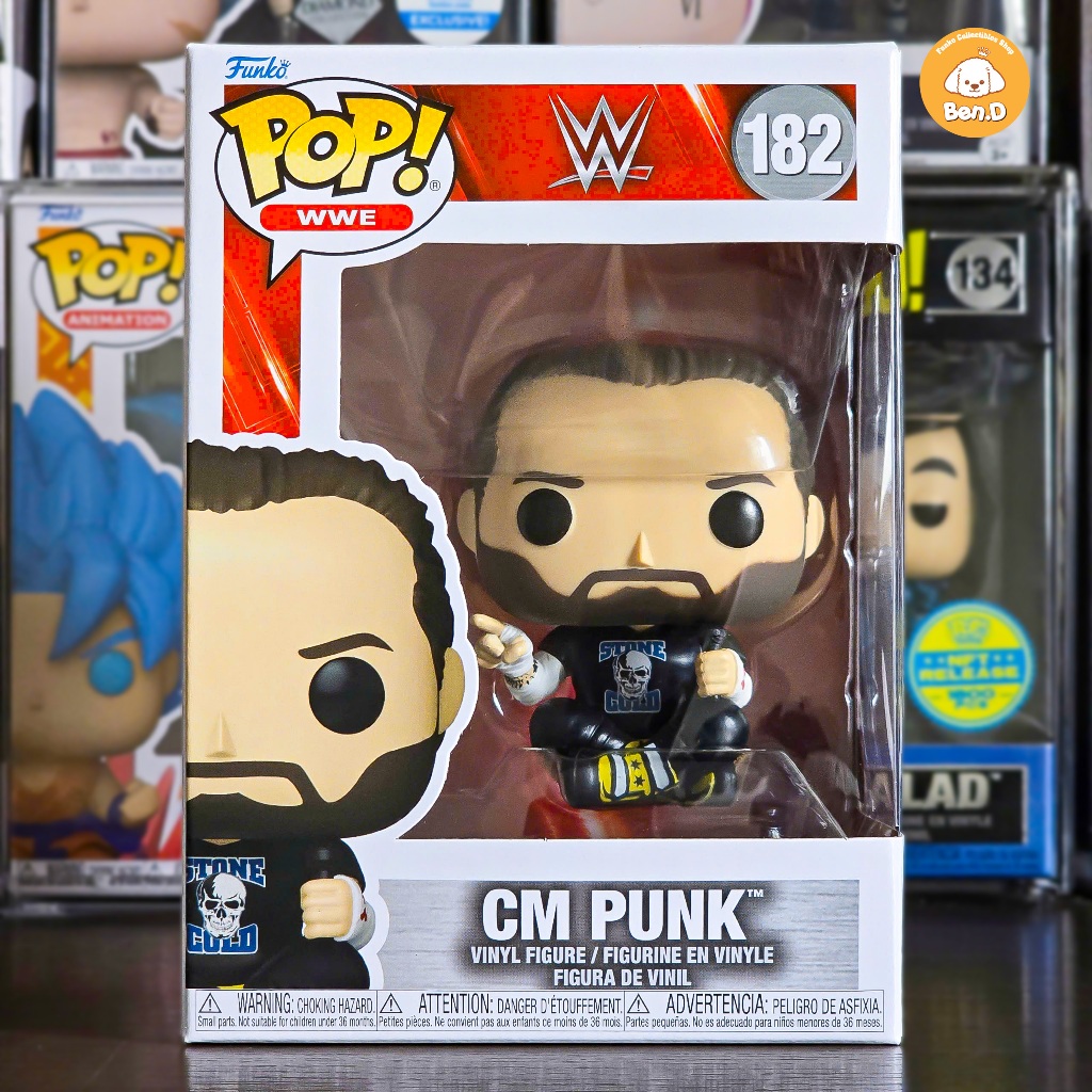 Mô hình Funko POP WWE: CM Punk #182