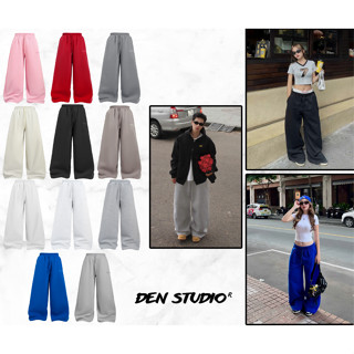 ( FORM RỘNG + NỈ BÔNG) QUẦN DÀI FORM RỘNG NỈ BÔNG UNISEX 380GSM Cotton 65/35 Form Rộng ĐEN.STU ( Q1 )