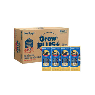  Thùng 48 hộp sữa bột pha sẵn Nutifood Grow Plus+ Xanh - 180ml  GIÁ TRỪ KHUYẾN MÃI  