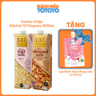 [MUA 2 HỘP SỮA 1 LÍT TẶNG 1 MOGU JELLY] Sữa Hạt 137 Degrees Nhập Khẩu Thái Lan Chính Hãng Healthy Dinh Dưỡng