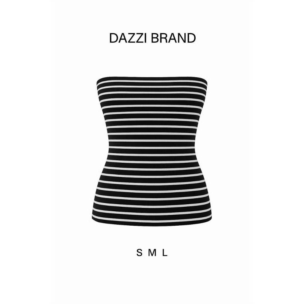 [KÈM MÚT] Áo ống kẻ sọc basic ôm body vải cotton mịn DAZZI Women A054 | BigBuy360 - bigbuy360.vn