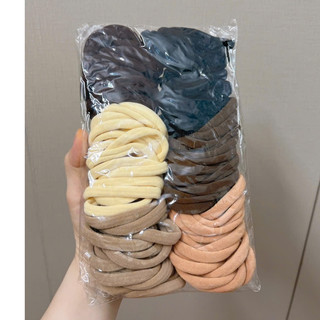 Sỉ 100 Dây Cột Tóc Thun Trơn Siêu Bền