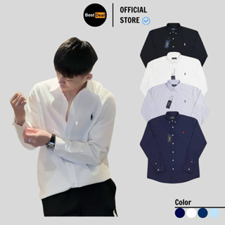 Áo Sơ Mi Ráp Lau Rừn Thêu Ngựa Basic, Áo Nam Nữ Dài Tay, Vải Oxford Cao Cấp [Ảnh thật]