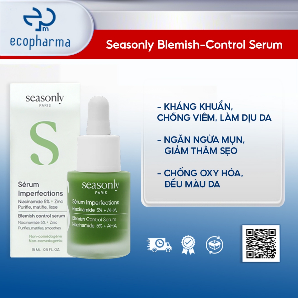Serum loại bỏ mụn Seasonly Blemish-Control Serum 30ml