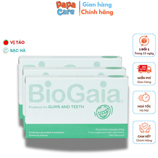  Viên Ngậm Men Vi Sinh Nha Khoa BioGaia ProDentis Thụy Điển – Hỗ Trợ Tiêu Hóa & Bảo Vệ Răng Miệng 