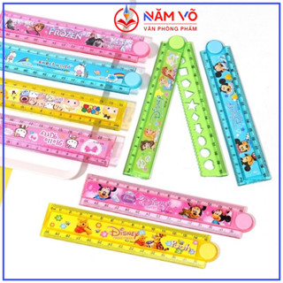  LON 40   48 Cây Thước Kẻ Gấp nhựa dẻo Aihao 30cm kiểu hình dễ thương AH-2628 