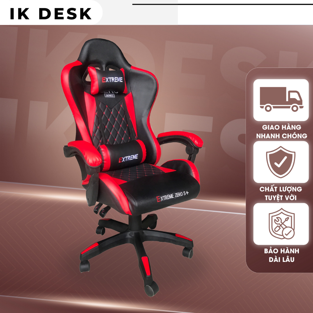 Ghế Gaming Extreme Zero S+ Tay Cố Định Chân Bản Cao Cấp