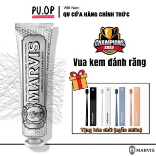  【Chính hãng sẵn kho Kem Đánh Răng Chống Ố Vàng Marvis Smokers Whitening Mint 85ml  2  