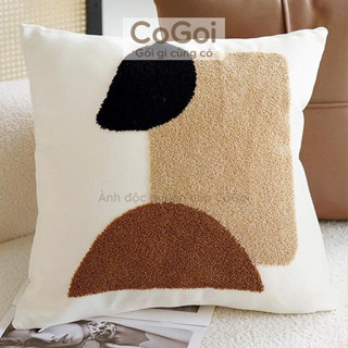  Gối tựa sofa gối sofa hình học đơn giản phong cách minimalism 