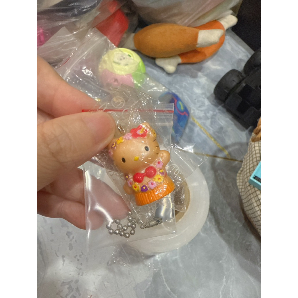 [Vip-Siêu Hiếm] Móc khoá Hello kitty màu rám nắng Hawaii 2001