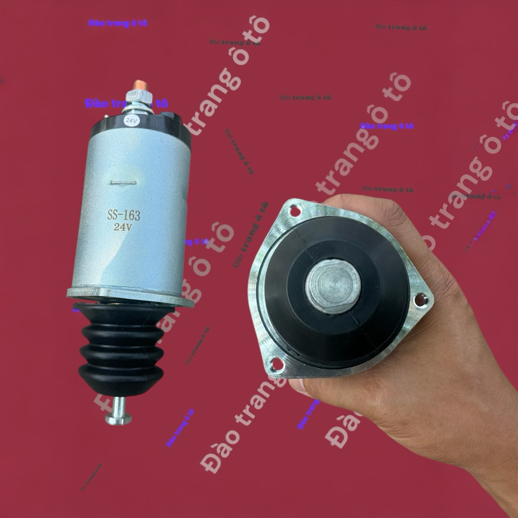 Chuột đề xe pc300 máy xúc PC-300 TC-300 xe xúc xe đào xe cẩu xe ô tô 3 tai 24v SS-163 cóc đề rơ le đ