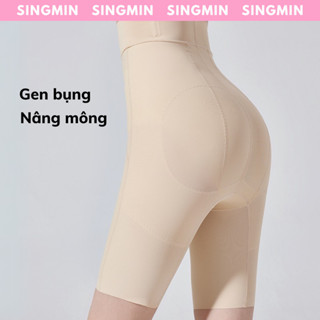  Quần gen nịt bụng cạp cao SINGMIN chống cuộn nâng mông 5D gen bụng chất liệu su cao cấp 