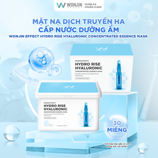 [VHL] Hộp 30 Mặt Nạ Giúp Cấp Nước Wonjin Effect Hydro Rise Hyaluronic Concentrated Essence Mask 350g