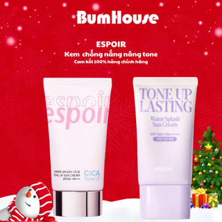  Kem Chống Nắng Nâng tone Espoir Water Splash Cica Tone Up Tone Up Lasting Water Splash Sun Cream SPF50+ PA++++ 50ml 60ml 