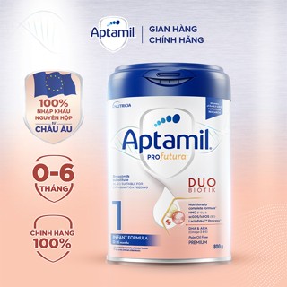 [Hoả tốc - 0Đ] Sữa Bột Công Thức Aptamil Profutura Duobiotik Hà Lan số 1, số 2 (800g) - Nhập khẩu nguyên lon từ Châu Âu