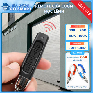 Remote Cửa Cuốn Học Lệnh Thông Minh Tần Số 433/315Mhz-Điều Khiển Cửa Cuốn Thiết Kế Đẹp Mắt Nhỏ Gọn Kèm Pin
