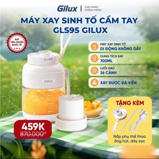 Máy Xay Sinh Tố Cầm Tay Gilux GLS95 3in1 700ml Nhỏ Gọn Tiện Lợi - Bảo Hành 12 Tháng