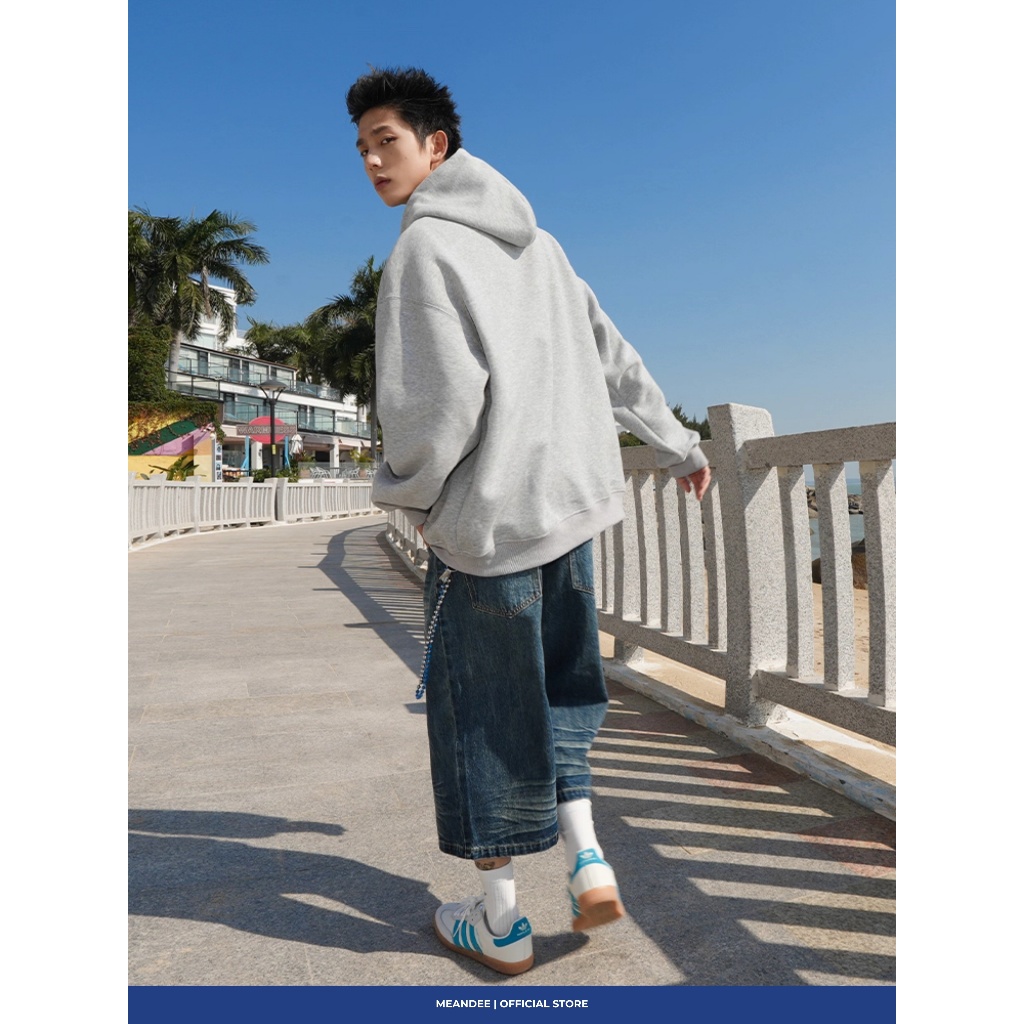 Áo Hoodie Zip Trơn Nam Nữ Meandee Khoác Hoodie Nỉ Lông Nhung, 2 Da Khóa Hai Đầu Form Rộng Nón To, Có Túi Trong - KNTR2 | BigBuy360 - bigbuy360.vn