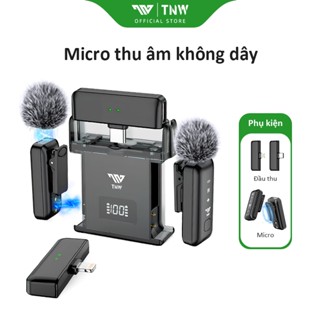 TNW A21Pro Micro Lavalier không dây Micro Cài Áo Không Dây Micro Thu Âm Không Dây Cho iPhone/Android