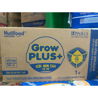 Thùng sbps Grow Plus+ vàng 110ml SỮA NON Nutifood