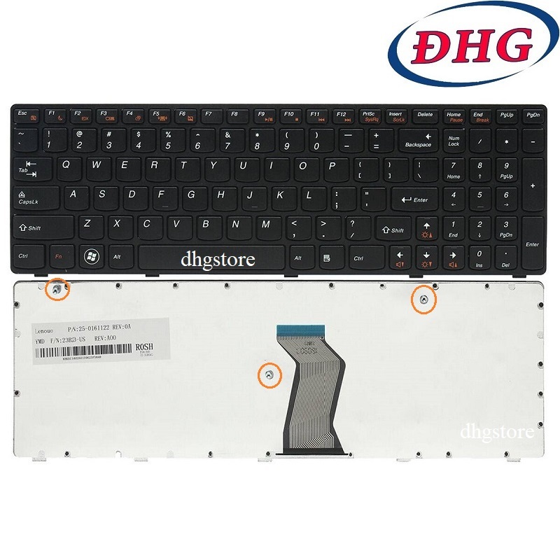 Bàn phím laptop Lenovo Ideapad G580 G580A G585 Z580 Z580A Z585 N580 N581 N585 N586 P580 P585 V585  N