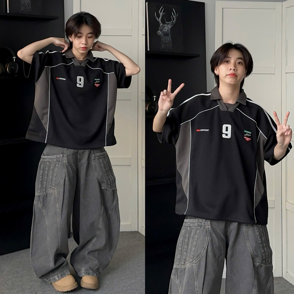 THUN Số 9 tee BOXY - Áo thun 2Da form rộng nam nữ unisex 🖤 Áo phông boxy Brand Jaystoree | BigBuy360 - bigbuy360.vn