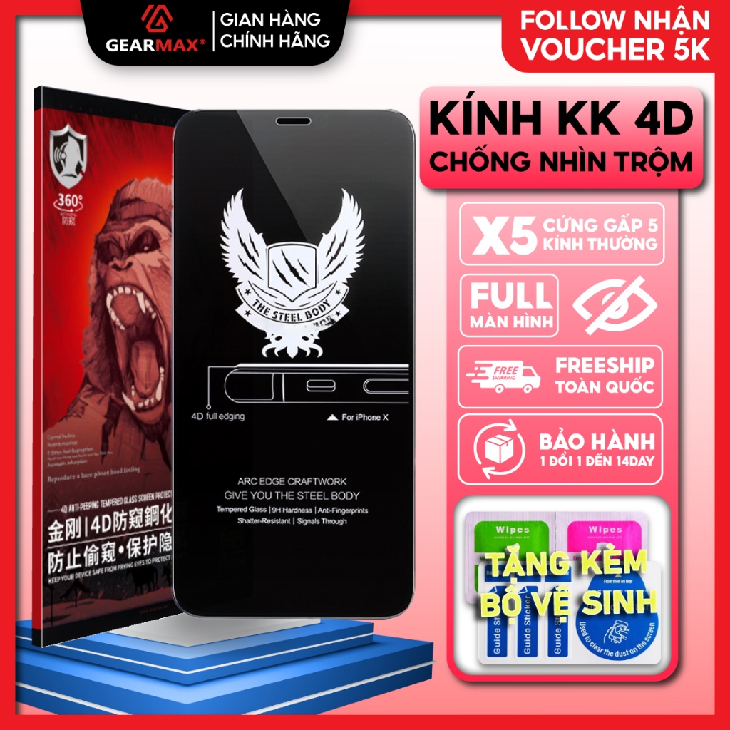 Kính cường lực Iphone chống nhìn trộm, chống chói chống xước cho iphone X/11/12/13/14/15/16 Pro Max