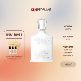  10ML Creed Silver Mountain Water | Nước Hoa Unisex | Ken Perfume 