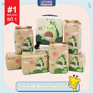 Combo 2 Bịch Tã Bỉm Quần Dán BB Nature Hàn Quốc Đủ Size Từ NB - 3XL Cho Bé