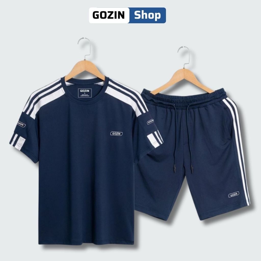 Set thể thao Promax Áo thun Sideflow và Quần shorts Thoáng khí, thoải mái, thấm hút tốt GOZIN SHOP