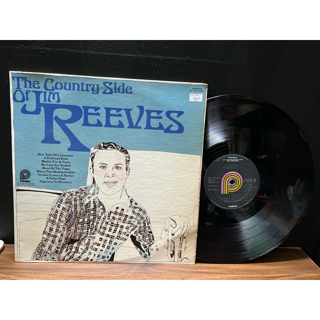 Đĩa than:nhạc đồng quê "The Country Side of Jim Reeves" của ca sĩ Jim Reeves