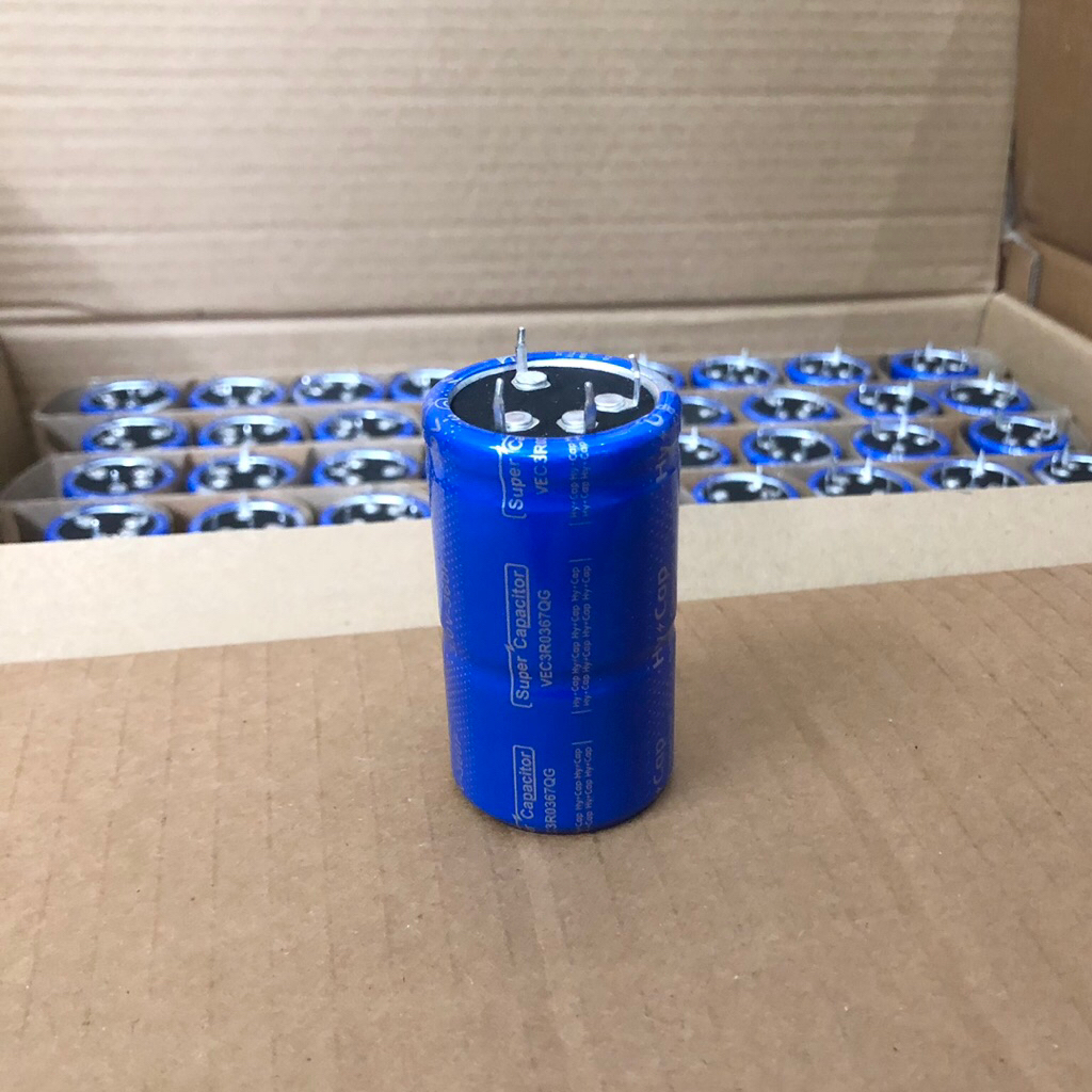 HyCap 3.0V 360F xả 250A hàng mới nguyên hộp - Siêu tụ điện HyCap 3V 360F VEC3R0367QR