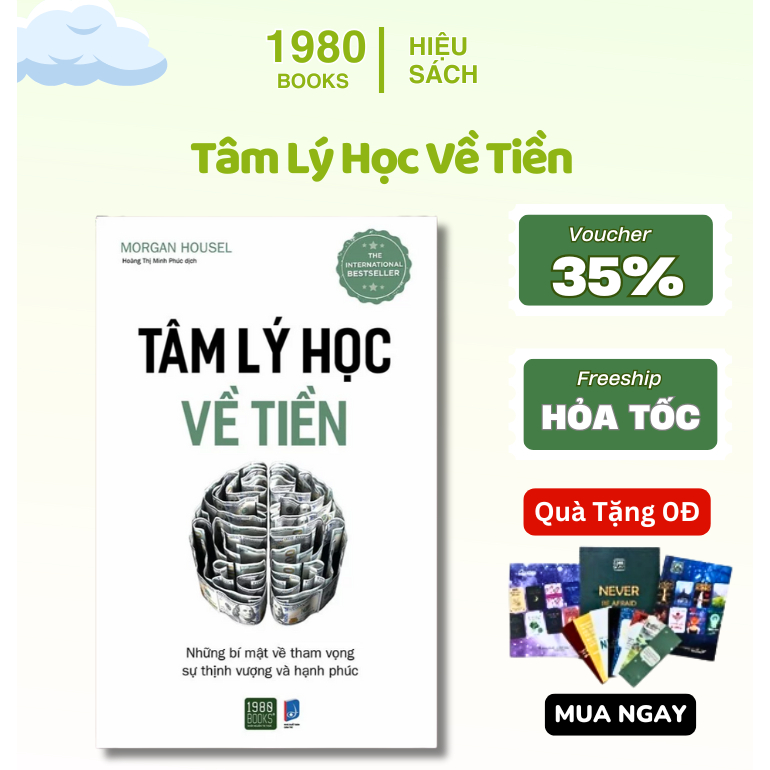 Sách - Tâm lý học về tiền (bìa mềm) - Hiệu Sách 1980books