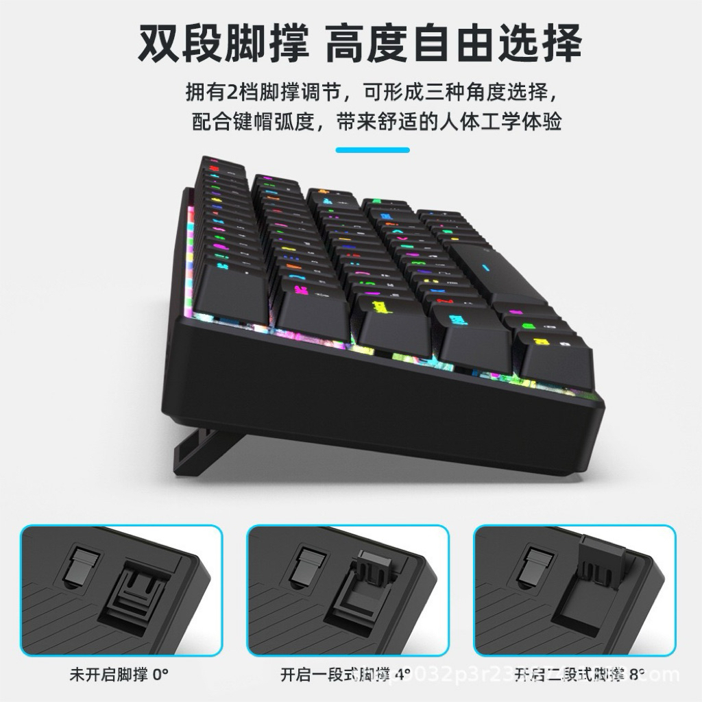 Bàn phím cơ không dây XJ1 Weiyu WY68K  | 3 mode |  Led RGB | Hotswap 5pin | Stab đã được căn chỉnh sẵn dùng ngay | BigBuy360 - bigbuy360.vn