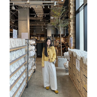 [Steezy] Áo khoác cardigan len tiêu lông cừu dày cúc gỗ bản to form lửng dáng rộng, áo khoác len dài tay nữ - KC1096