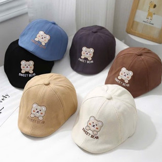 Nón mỏ vịt gấu QC [ 1 tuổi  đến 3 tuổi ] mũ dễ thương có khoá dán điều chỉnh dành cho bé trai và bé gái