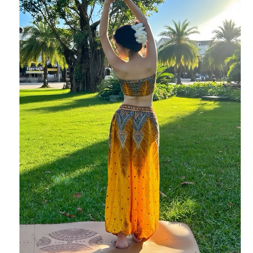 Set thể thao - set rời quần ống rộng alibaba tập yoga, zumba BN0090