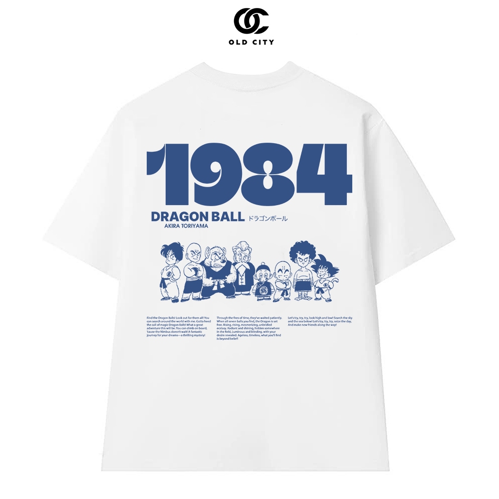 Áo thun thiết kế Dragon Ball local brand Old City form unisex nam nữ chất cotton - TS1224