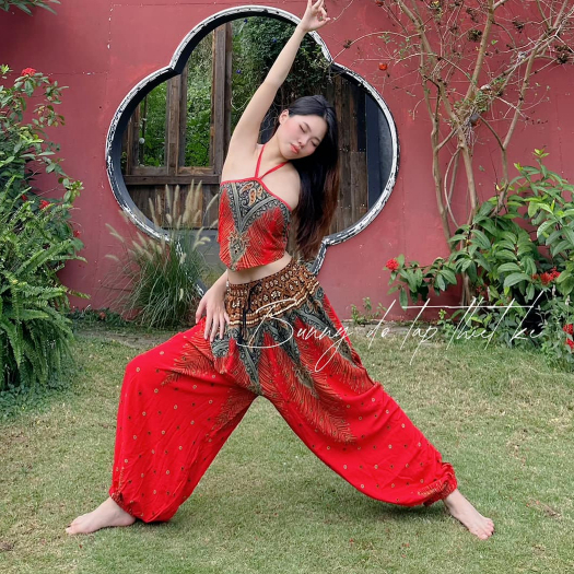 Set rời Alibaba Bunny Wear Official BN0090 - 01 chất lanh thái cao cấp thể thao -   tập yoga, gym, đ