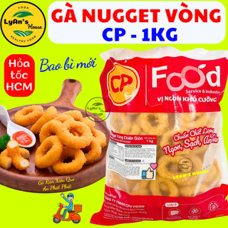  1kg GÀ VÒNG CP Donut Gà Nugget  Hỏa tốc HCM  Ngon như Gà rán KFC nugget là món ăn vặt ngon chất lượng đồ viên chiên 