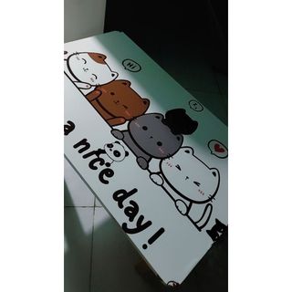Decal dán bàn học sinh - CAT HAVE A NICE DAY
