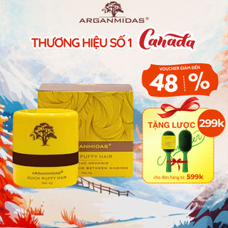  Phấn tóc kiềm dầu tạo phồng chân tóc Arganmidas phấn gội khô giảm bết tóc kiểm soát dầu thừa giúp tóc bồng bềnh - Aura 