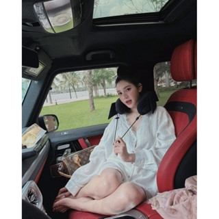 Áo Sơmi Tơ Viền Cổ Ren KAB [Sẵn Ship]