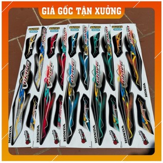 Tem Rời Wave MẪU XOẮN ỐC Dán Wave 50/100/110 Hót 2024 CHUẨN TEM 3 LỚP