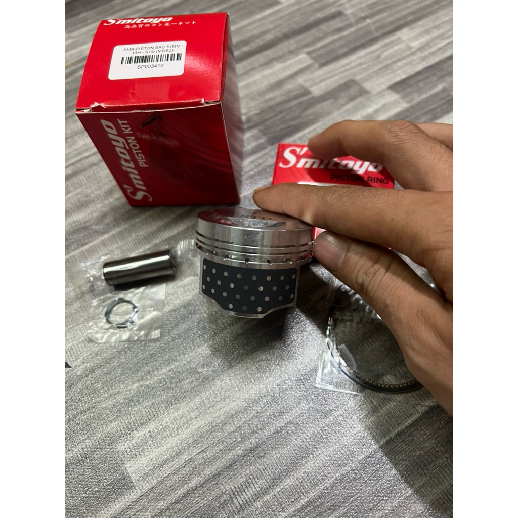 Piston bạc 54 ắc 13 /2Valve Smitoyo (mạ lưng đen)