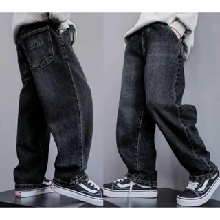   JH1D 15-58kg  Quần Jeans Baggy cho bé Trai Chất Jean mềm mát-Màu đen xám huyền bí. 
