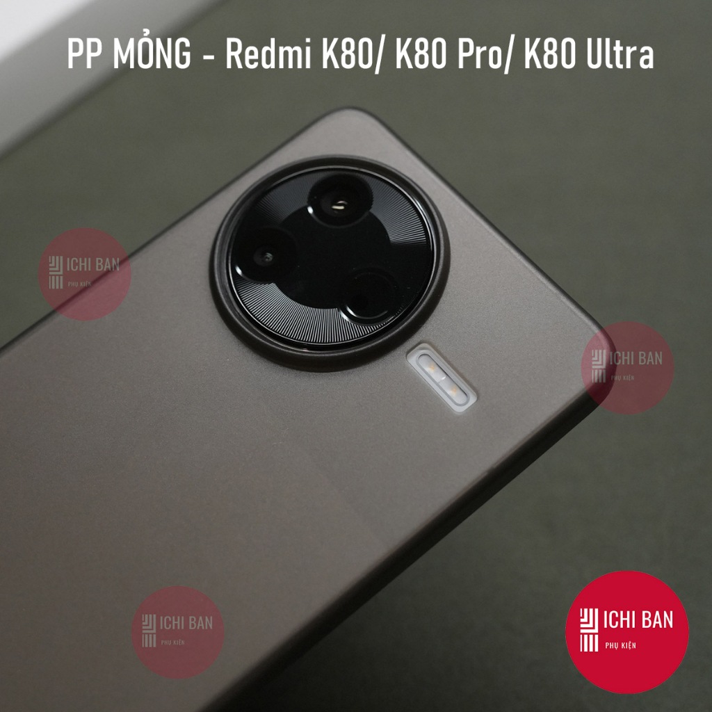 Ốp Lưng Mỏng Redmi K80/ K80 Pro/ K80 Ultra/ K70 Pro Nhựa PP Nhẹ, Lưng Mờ Hạn Chế Bám Vân Tay Ố Vàng,